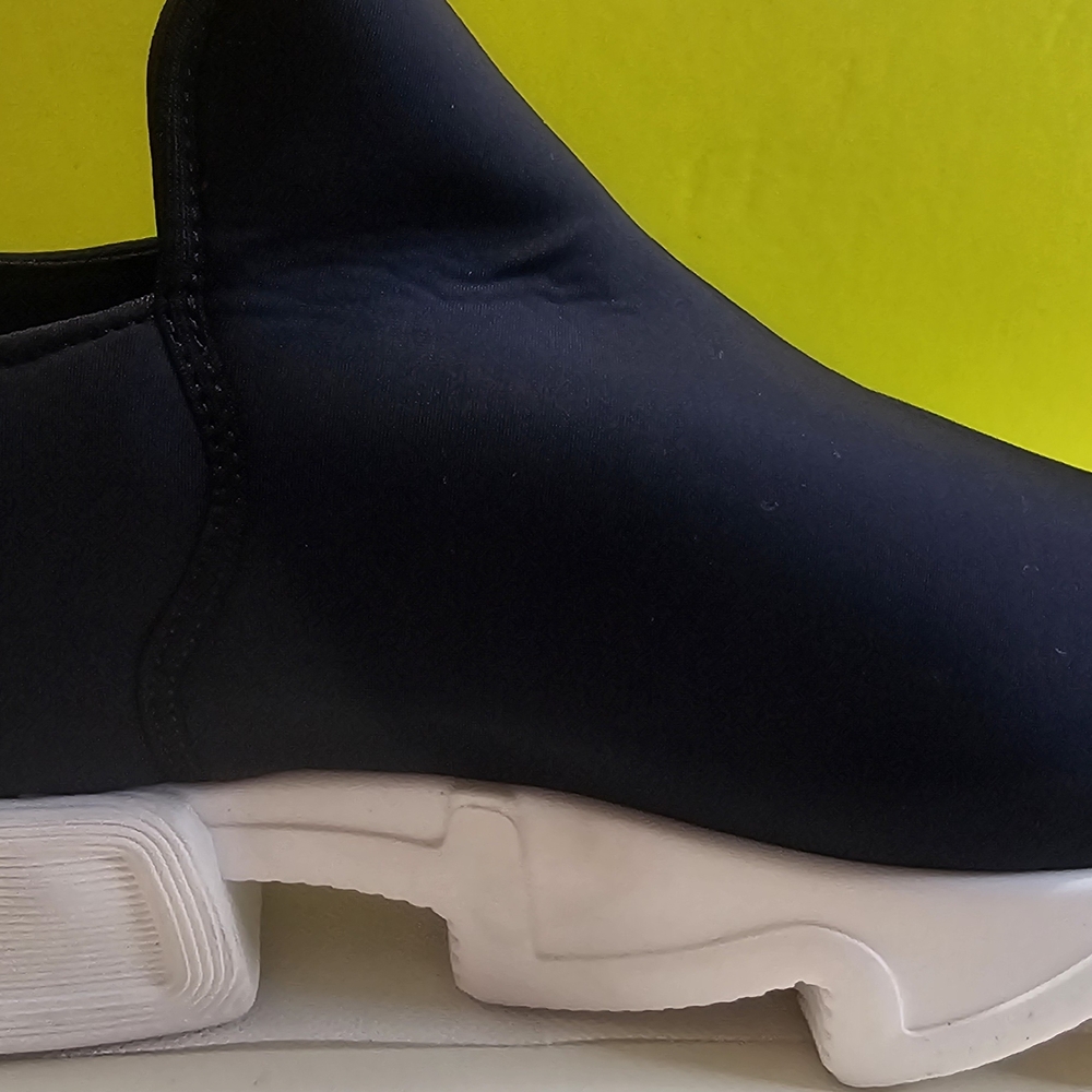 iRi WES I Low Top Black & White NYC Designer Streetwear Womens 6.5/37 NW - Picture 4 of 6